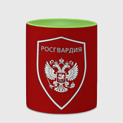 Кружка 3D Росгвардия РФ, цвет: 3D-белый + светло-зеленый — фото 2