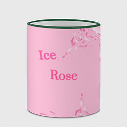 Кружка 3D Ice Rose, цвет: 3D-зеленый кант — фото 2