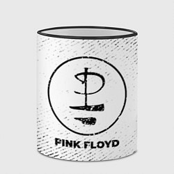 Кружка 3D Pink Floyd с потертостями на светлом фоне, цвет: 3D-черный кант — фото 2