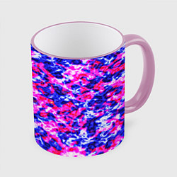 Кружка 3D Плазменное поле, цвет: 3D-розовый кант