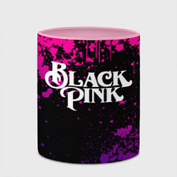 Кружка 3D Blackpink - neon, цвет: 3D-белый + розовый — фото 2