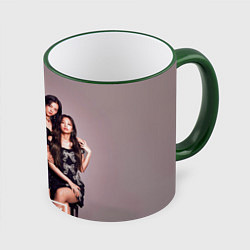 Кружка 3D Blackpink kpop, цвет: 3D-зеленый кант