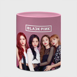 Кружка 3D Blackpink girls, цвет: 3D-белый + розовый — фото 2