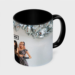 Кружка 3D Blackpink girls, цвет: 3D-белый + черный