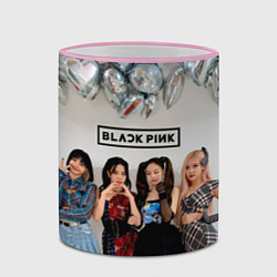 Кружка 3D Blackpink girls, цвет: 3D-розовый кант — фото 2