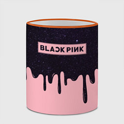 Кружка 3D Blackpink - oil space, цвет: 3D-оранжевый кант — фото 2