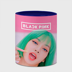 Кружка 3D Blackpink ice cream, цвет: 3D-белый + синий — фото 2