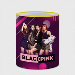 Кружка 3D Kpop Blackpink, цвет: 3D-желтый кант — фото 2