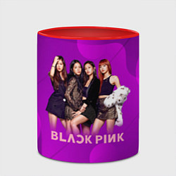 Кружка 3D K-pop Blackpink girls, цвет: 3D-белый + красный — фото 2