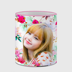 Кружка 3D Blackpink Lisa, цвет: 3D-розовый кант — фото 2