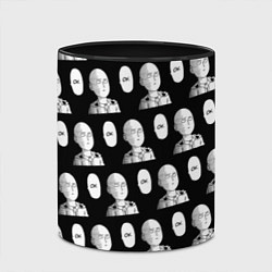 Кружка 3D Saitama - ok pattern, цвет: 3D-белый + черный — фото 2