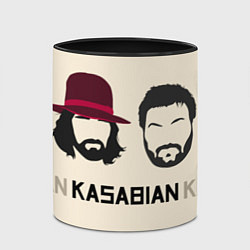 Кружка 3D Kasabian арт, цвет: 3D-белый + черный — фото 2