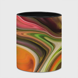Кружка 3D Waves colors, цвет: 3D-белый + черный — фото 2