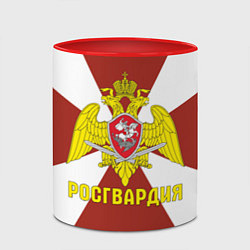 Кружка 3D Росгвардия - герб, цвет: 3D-белый + красный — фото 2
