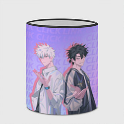 Кружка 3D Персонажи - Агенты времени, цвет: 3D-черный кант — фото 2