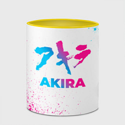 Кружка 3D Akira neon gradient style, цвет: 3D-белый + желтый — фото 2