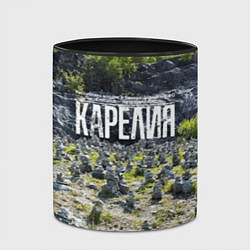 Кружка 3D Карелия, цвет: 3D-белый + черный — фото 2