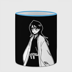 Кружка 3D Рукия - Блич, цвет: 3D-небесно-голубой кант — фото 2
