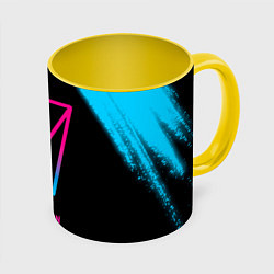 Кружка цветная Within Temptation - neon gradient