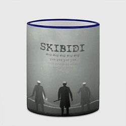 Кружка 3D Skibisi toilet Camera men, цвет: 3D-синий кант — фото 2