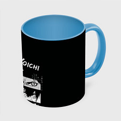 Кружка 3D Исаги Йоичи - Синяя тюрьма, цвет: 3D-белый + небесно-голубой