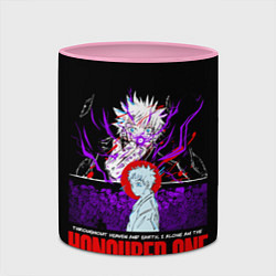 Кружка 3D Сатору Годжо избранный, цвет: 3D-белый + розовый — фото 2