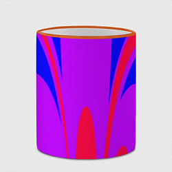 Кружка 3D Яркий цветной мотив, цвет: 3D-оранжевый кант — фото 2