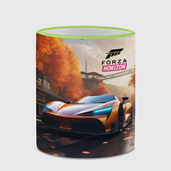Кружка 3D Forza Horison осенний пейзаж, цвет: 3D-светло-зеленый кант — фото 2