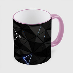 Кружка 3D Stafield logo black, цвет: 3D-розовый кант