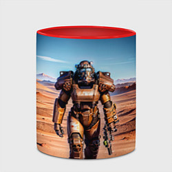 Кружка 3D Fallout power, цвет: 3D-белый + красный — фото 2