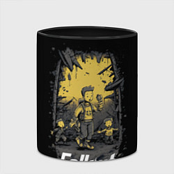 Кружка 3D Fallout boys, цвет: 3D-белый + черный — фото 2