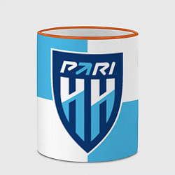 Кружка 3D ФК Нижний Новгород, цвет: 3D-оранжевый кант — фото 2