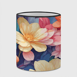 Кружка 3D Водянная лилия лотосы кувшинки, цвет: 3D-черный кант — фото 2