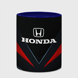 Кружка 3D Honda - технологии, цвет: 3D-белый + синий — фото 2