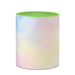 Кружка 3D Tie dye из сериала убийства в одном здании, цвет: 3D-белый + светло-зеленый — фото 2