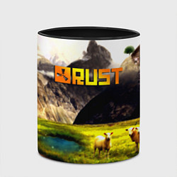 Кружка 3D Rust poster game, цвет: 3D-белый + черный — фото 2