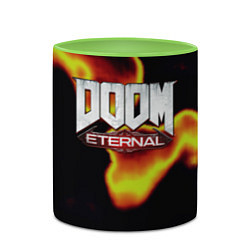 Кружка 3D Doom eternal mars, цвет: 3D-белый + светло-зеленый — фото 2