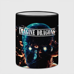 Кружка 3D Imagine Dragons рок группа, цвет: 3D-черный кант — фото 2