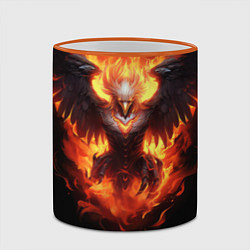 Кружка 3D Стремительный Феникс, цвет: 3D-оранжевый кант — фото 2