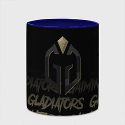 Кружка 3D Gaimin Gladiators style, цвет: 3D-белый + синий — фото 2