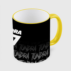 Кружка 3D Tundra style, цвет: 3D-желтый кант