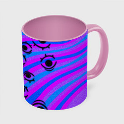 Кружка 3D Not to panic, цвет: 3D-белый + розовый