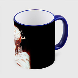 Кружка 3D Астарион из балдурс гейт 3, цвет: 3D-синий кант