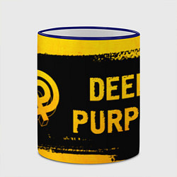 Кружка 3D Deep Purple - gold gradient по-горизонтали, цвет: 3D-синий кант — фото 2