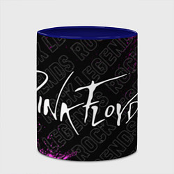 Кружка 3D Pink Floyd rock legends по-горизонтали, цвет: 3D-белый + синий — фото 2