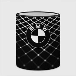 Кружка 3D BMW спортивная сетка, цвет: 3D-черный кант — фото 2