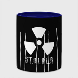 Кружка 3D Stalker чернобыль, цвет: 3D-белый + синий — фото 2