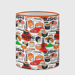Кружка 3D Best sushi, цвет: 3D-оранжевый кант — фото 2
