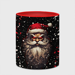 Кружка 3D Evil Santa Claus, цвет: 3D-белый + красный — фото 2