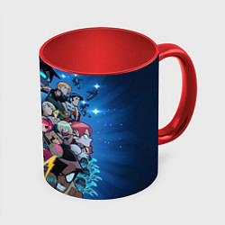 Кружка 3D Скотт Пилигрим жмёт на газ, цвет: 3D-белый + красный